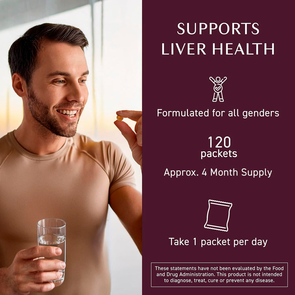 Key extracts: Turmeric, Silymarin, Propolis, Broccoli, Zinc, Oyster, L-Ornithine