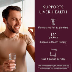 Key extracts: Turmeric, Silymarin, Propolis, Broccoli, Zinc, Oyster, L-Ornithine