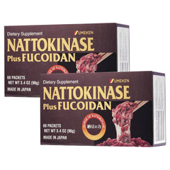 Front view of Umeken Nattokinase Plus Fucoidan 60-count Pack 2