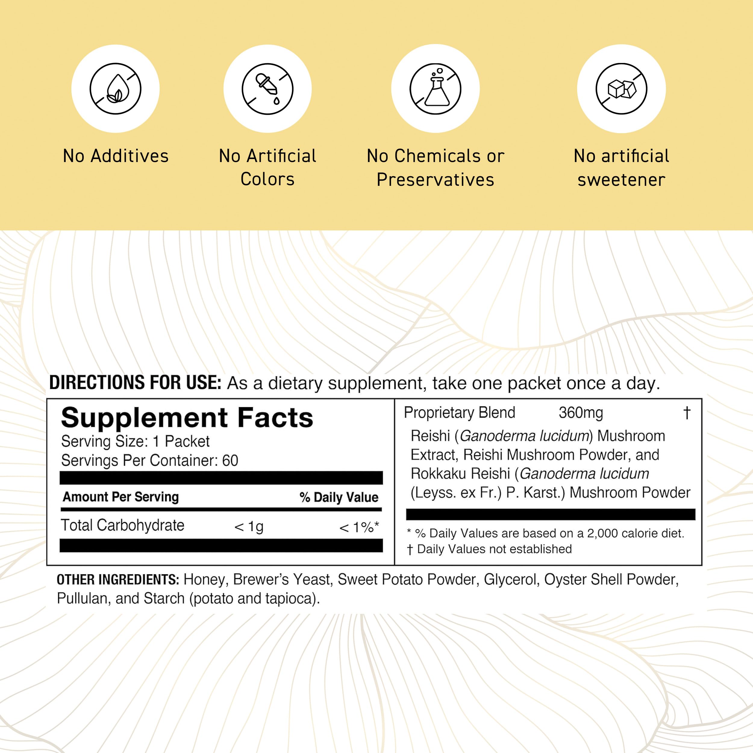 Serving suggestion: Umeken Reishi balls being taken as a supplement