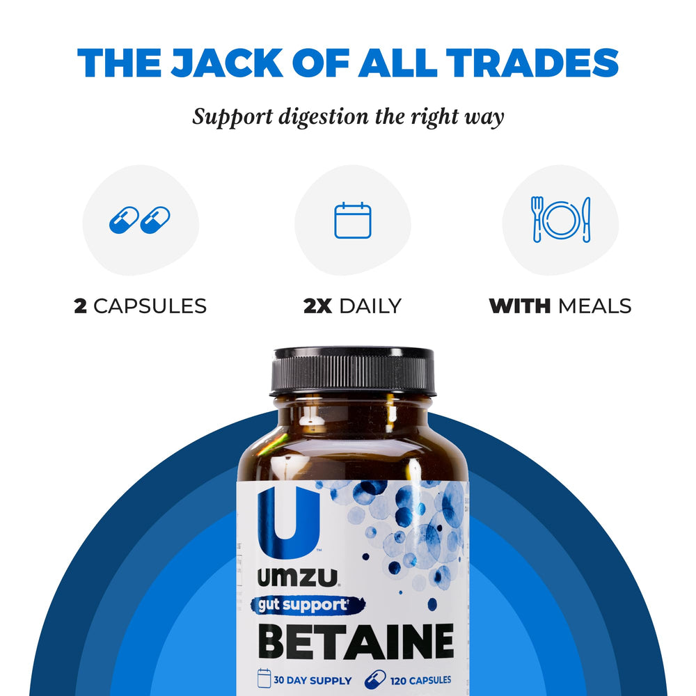 Betaine HCl gastric comfort concept image