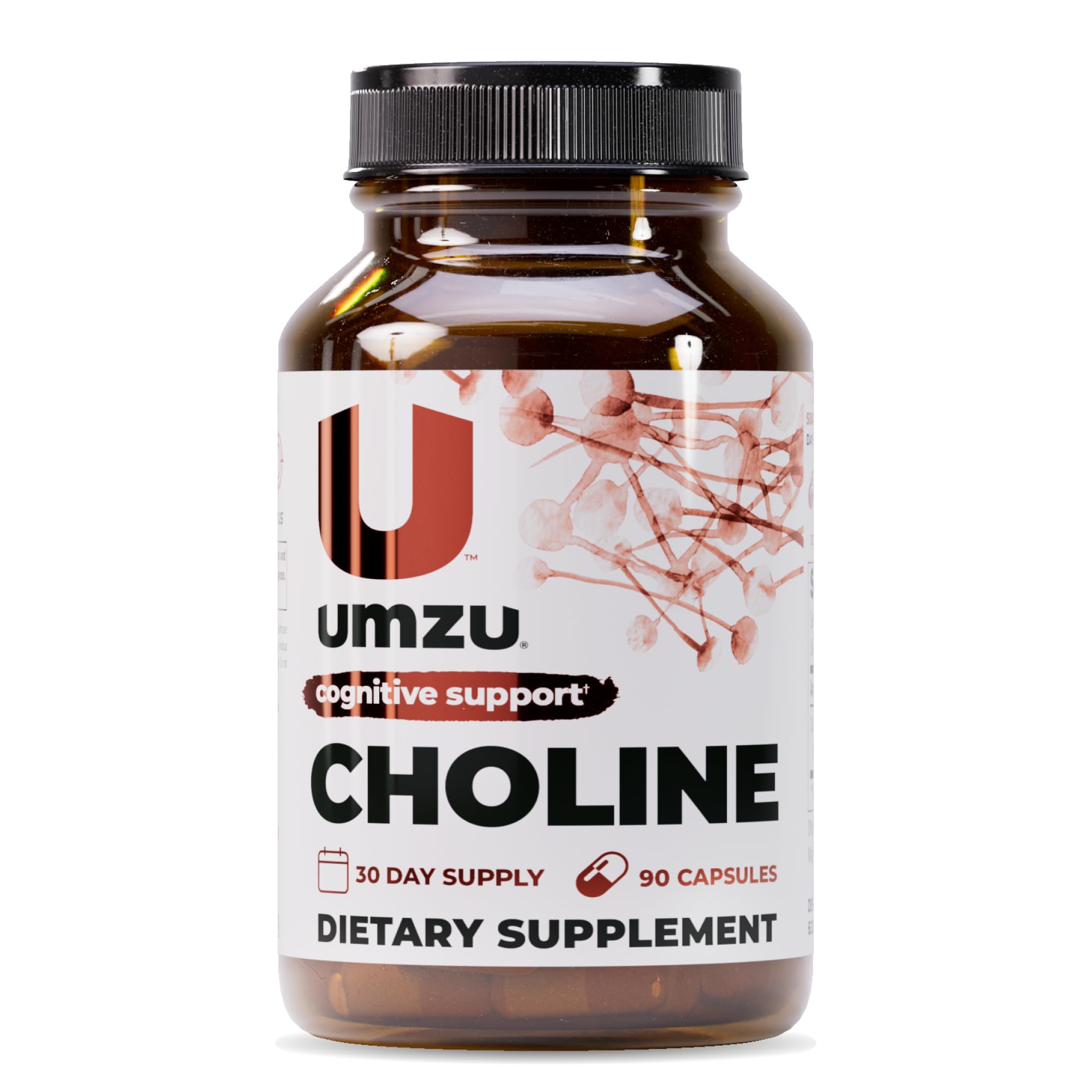 UMZU Choline supplement bottle label on front