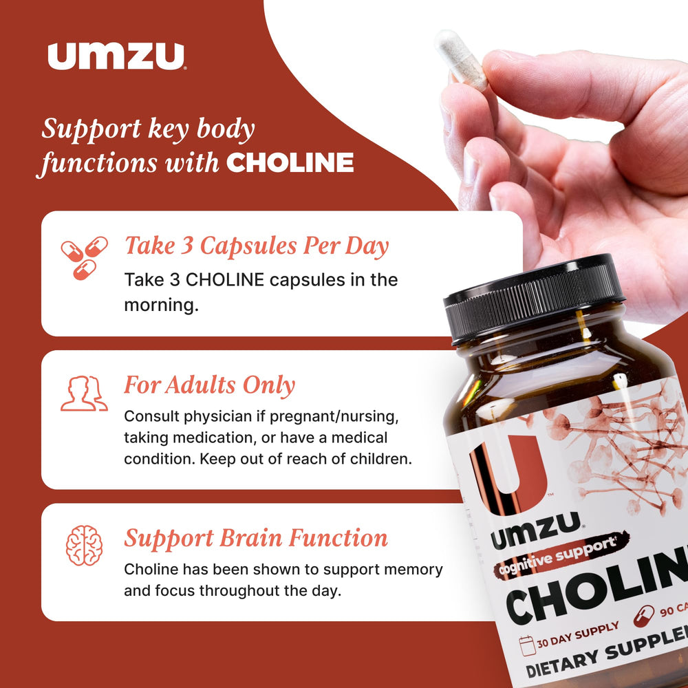 Natural ingredients highlight in UMZU Choline formula