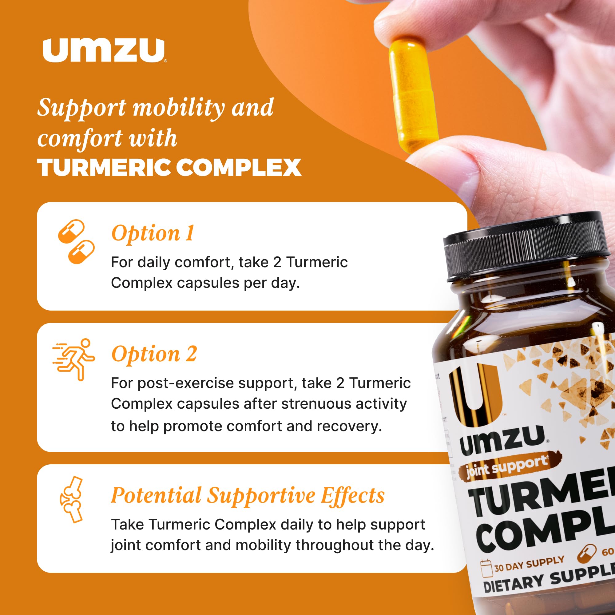 Antioxidant-rich turmeric complex blend