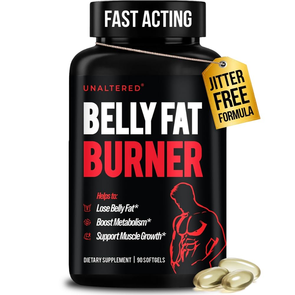 Unaltered Belly Fat Burner bottle front view