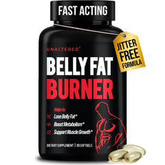 Unaltered Belly Fat Burner bottle front view