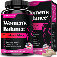 UNALTERED Hormone Balance & Mood Support bottle with 90 vegan capsules