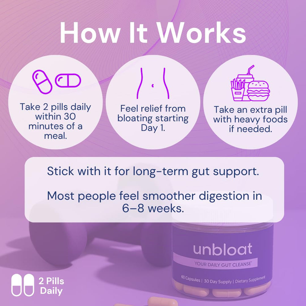 Vegan, non-GMO, gluten-free benefits of Unbloat