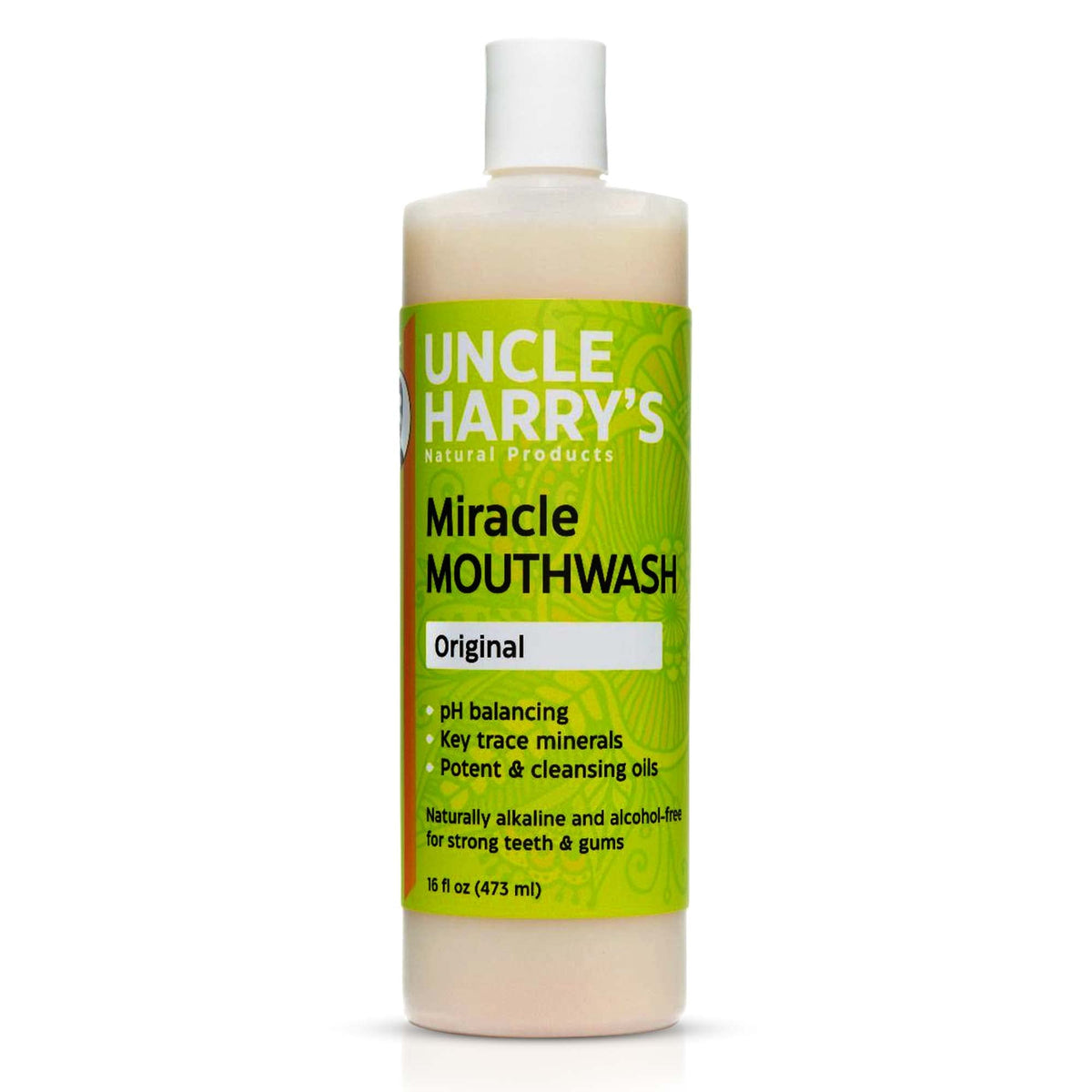 Uncle Harry's Miracle Mouthwash 16 oz bottle