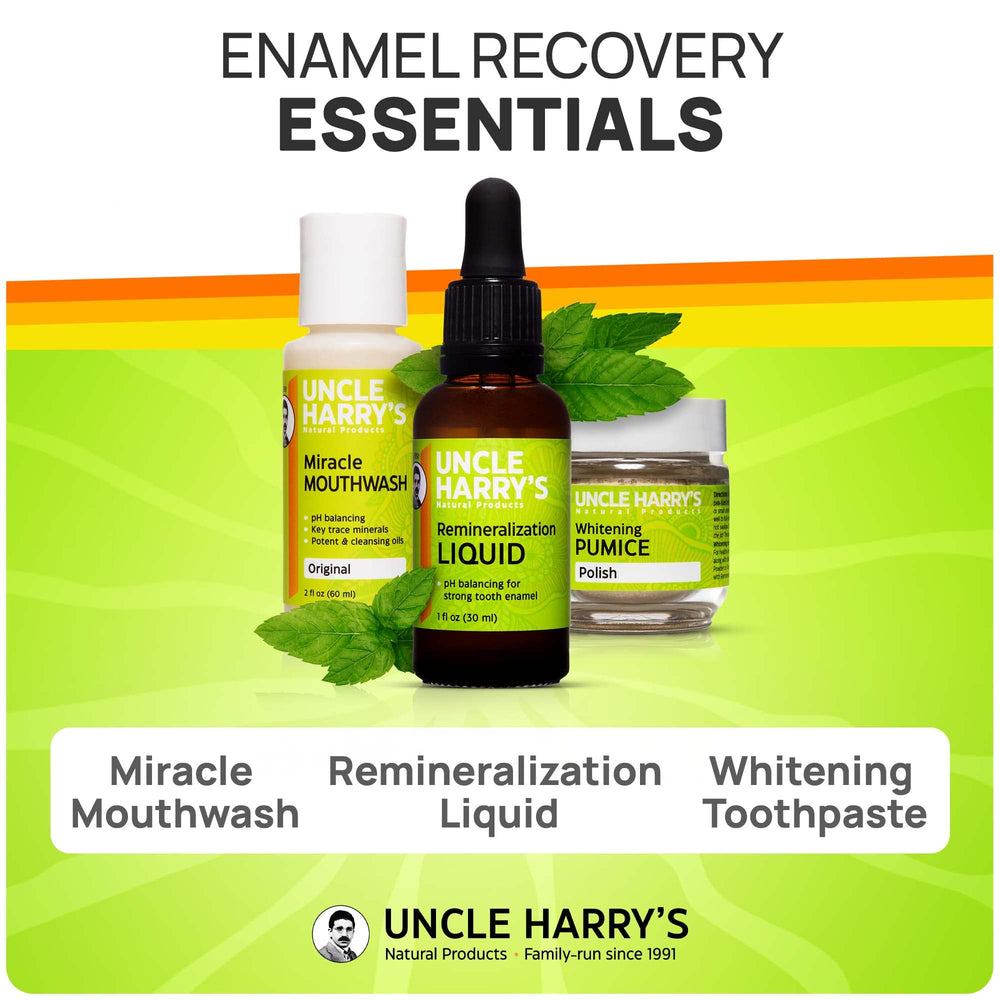 Miracle Mouthwash bottle from Uncle Harry's kit