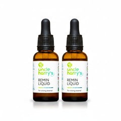 Two bottles of Uncle Harry's Remineralization Liquid (2-pack, 1 oz each)