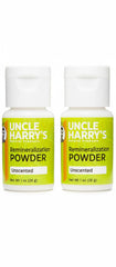 Uncle Harry's Unscented Remineralization Powder 2 Pack 1 oz enamel support