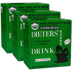 Front view of Uncle Lee's Senna Tea 3-Pack box set