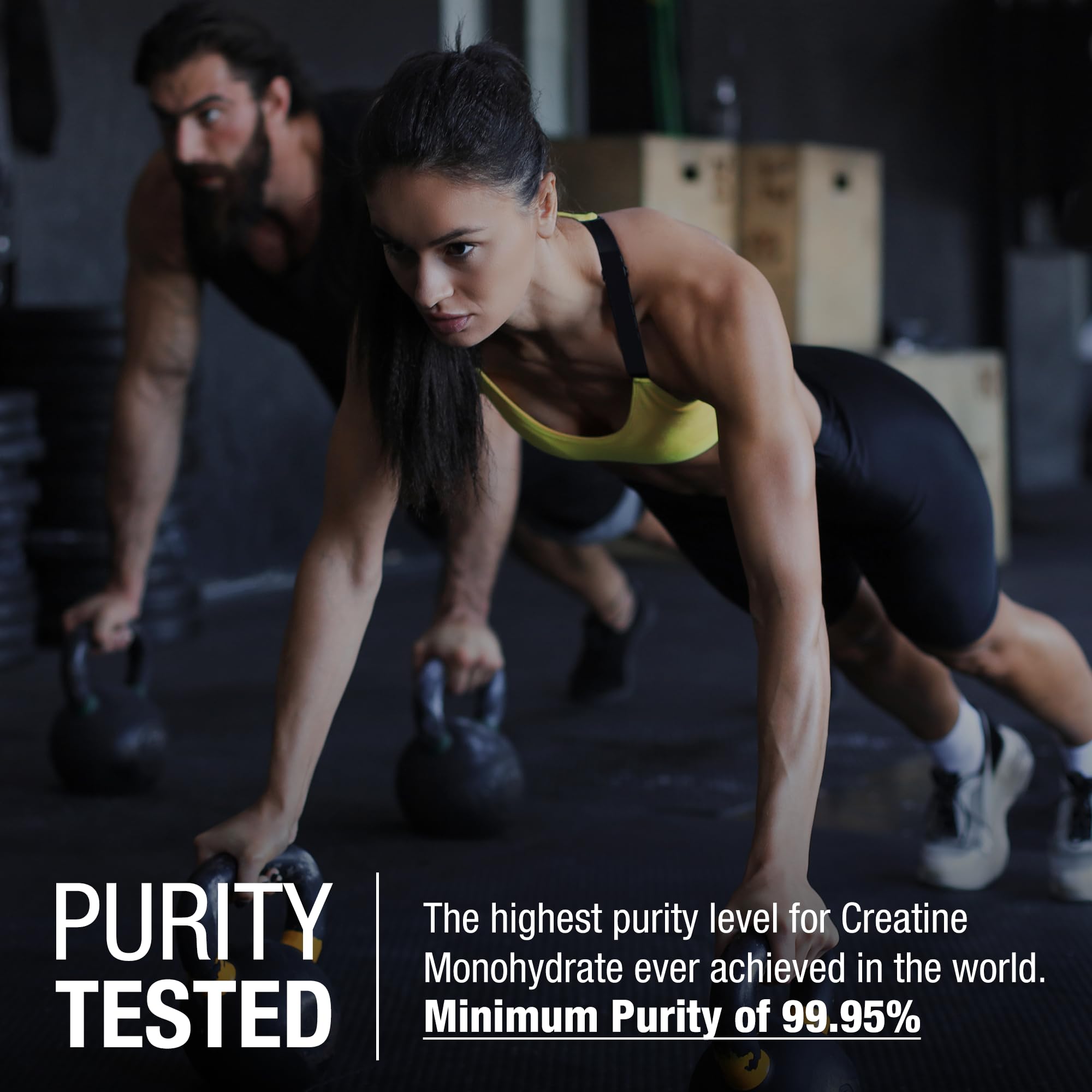 Unflavored micronized creatine powder