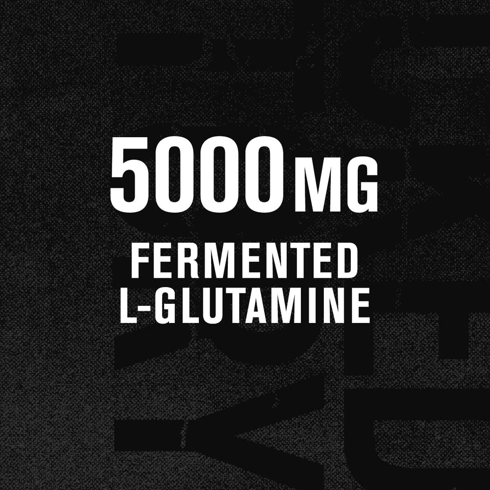 Unflavored vegan fermented L-Glutamine powder