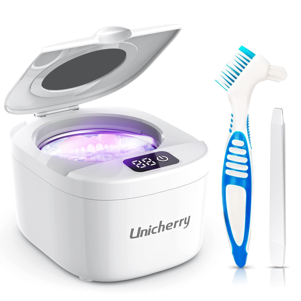Front view of UNICHERRY Ultrasonic Retainer Cleaner 45kHz
