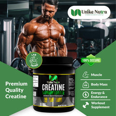 Creatine Monohydrate powder scoop included