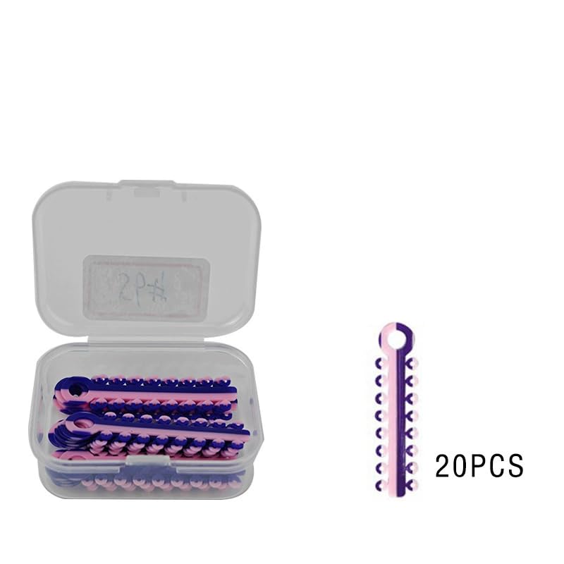 Packaging of 320pcs two-color ligature ties