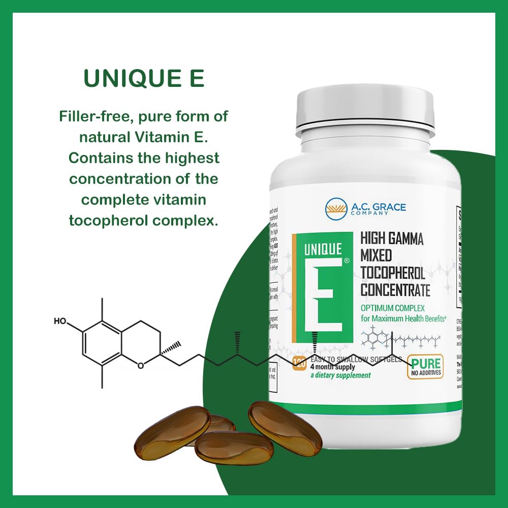 Label close-up showing tocopherol complex high-Gamma and Delta