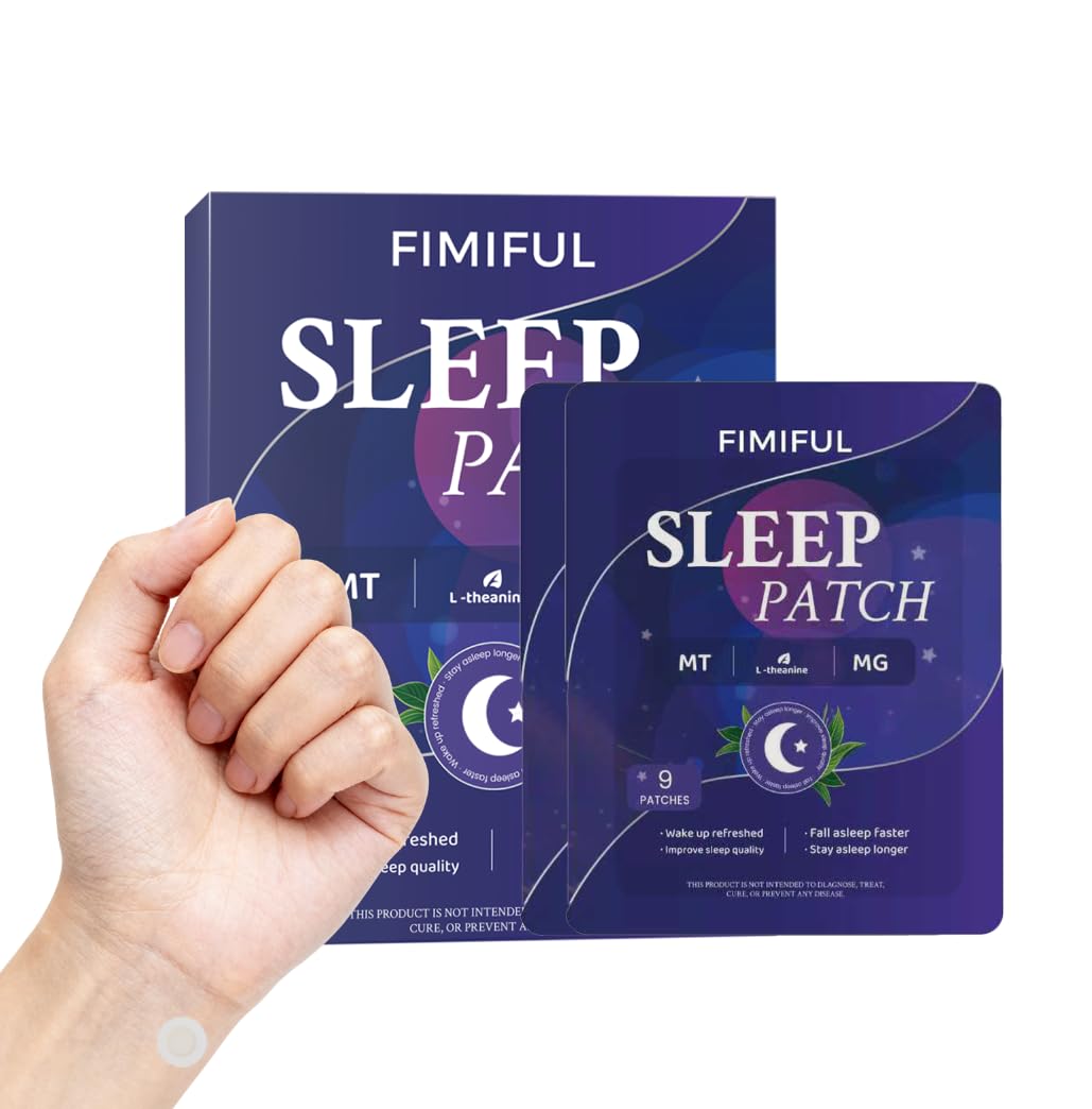 Sleep support for men and women using patches