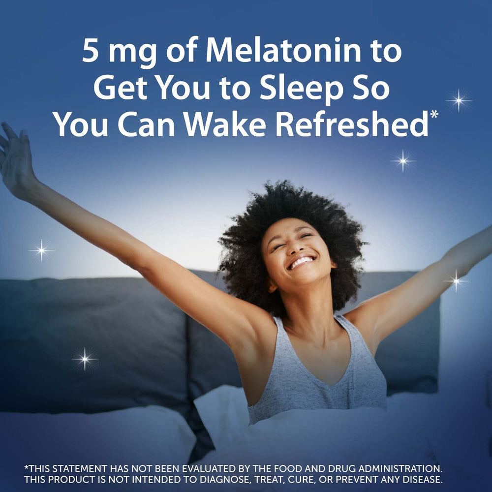 Back of Unisom Slumbers Melatonin Gummies bottle showing ingredients and supplement facts