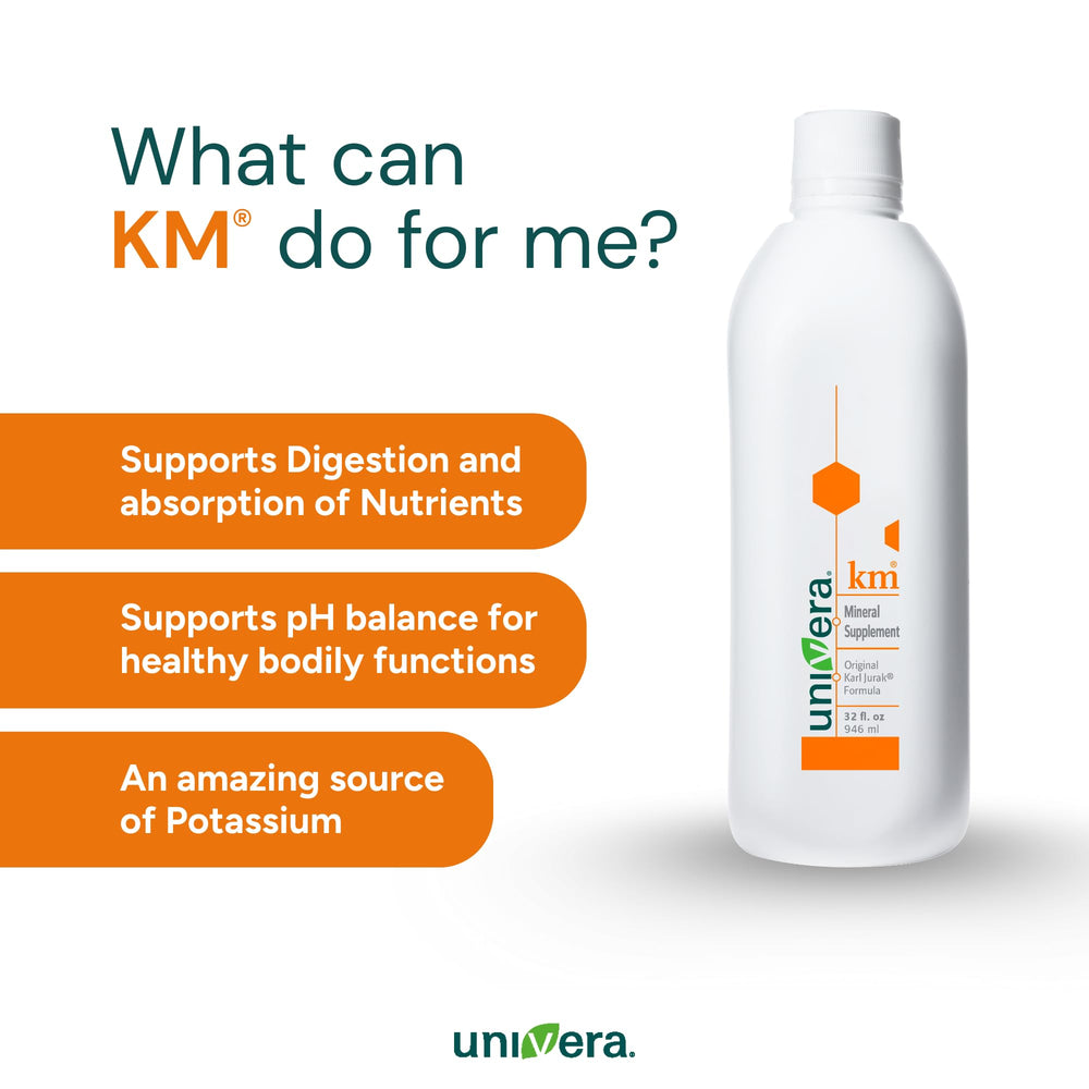 Univera km key ingredients and botanicals list