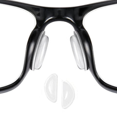 Nose pads compatible with plastic frames, flat optical frames, and sunglasses