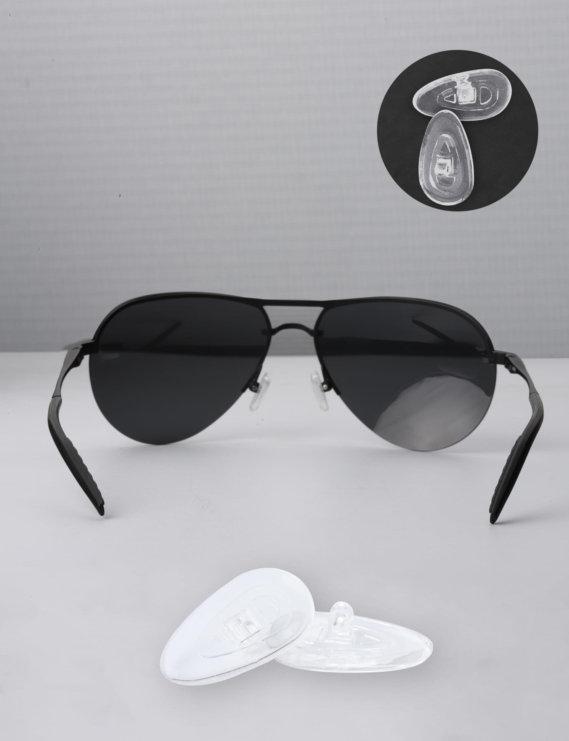 Universal-fit silicone nose pads for most glasses