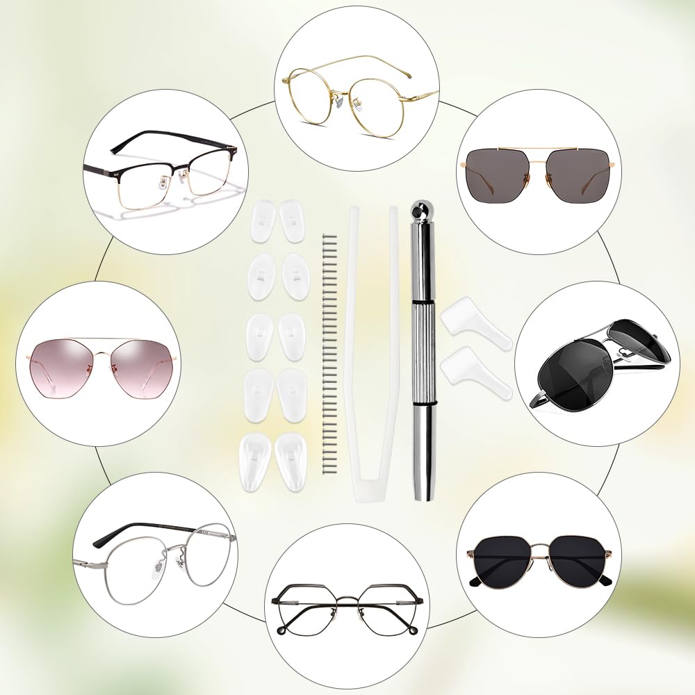 Pack of universal screws for nose pads