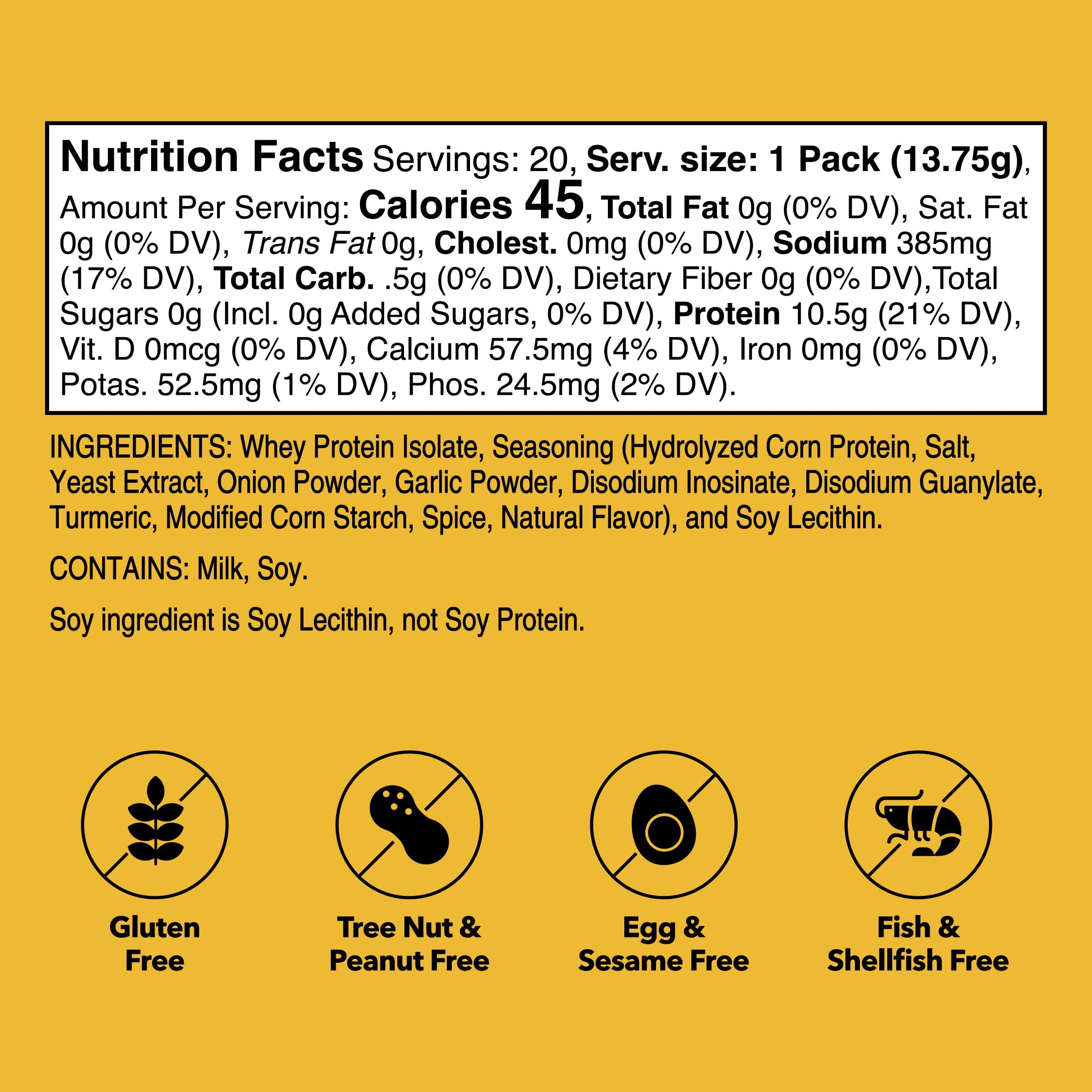 Unjury Chicken Soup whey isolate container highlighting lactose-free protein.