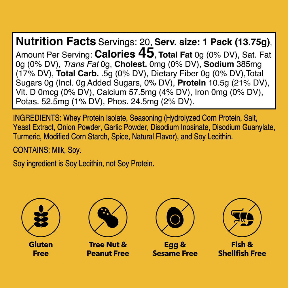 Unjury Chicken Soup whey isolate container highlighting lactose-free protein.