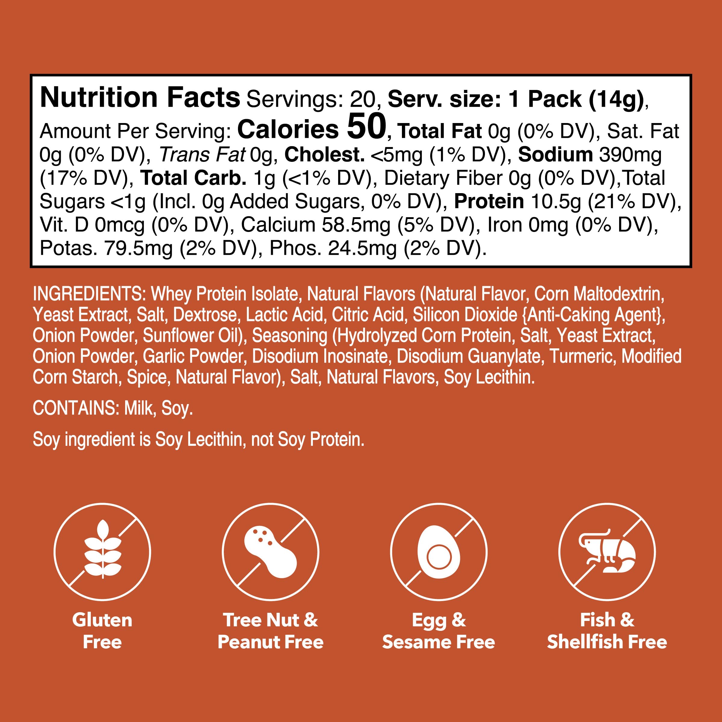 Unjury French Onion single stick pack ready to mix into milk or water.