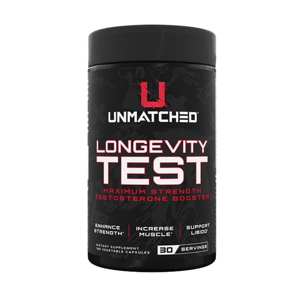 Unmatched Longevity Test bottle and label