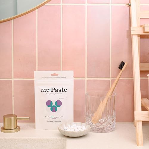 Tooth tablets dissolving smoothly with minimal foam