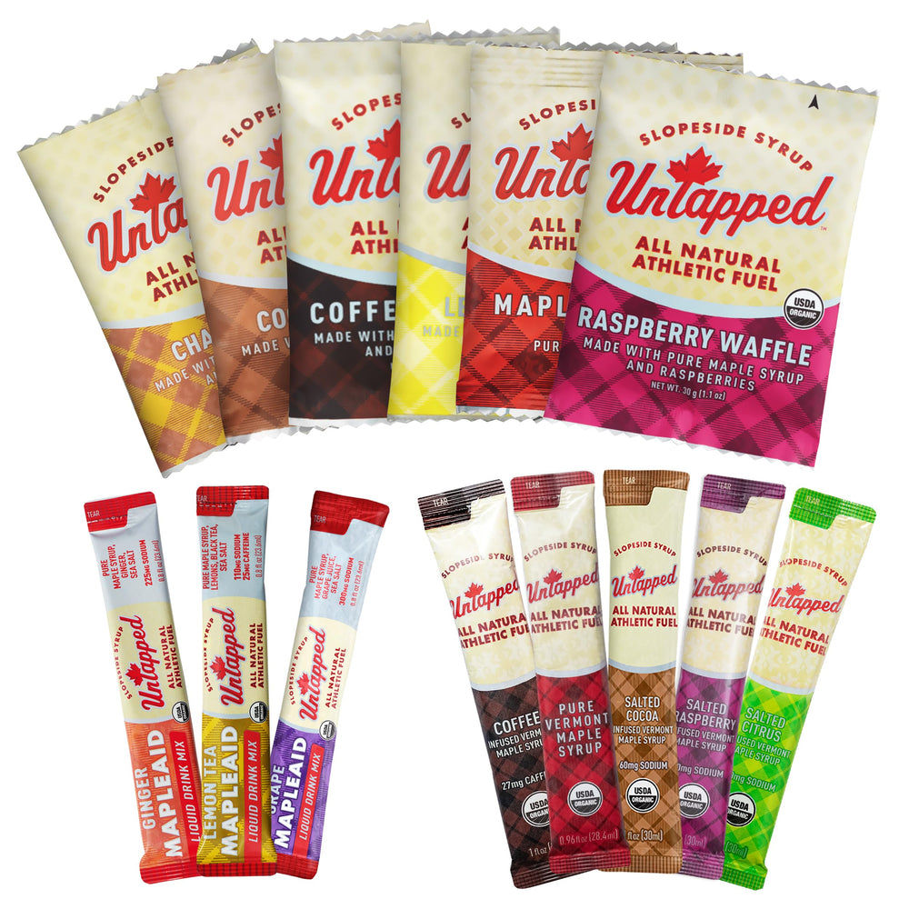 Untapped energy gels assortment for steady workout energy