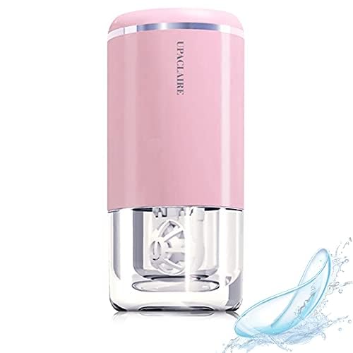 UpaClaire Pink Contact Lens Cleaner — front view