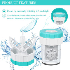 Two-pack UpaClaire contact lens cleaners