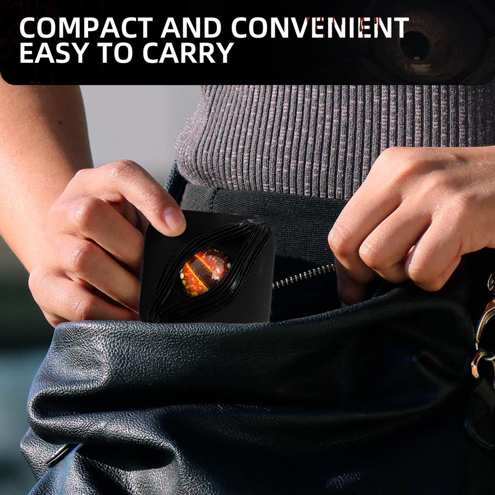 In-use image of lens cleaning with the device