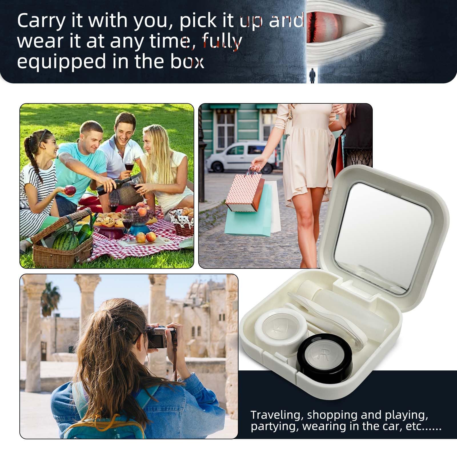 UpaClaire compatible with rigid gas permeable lenses