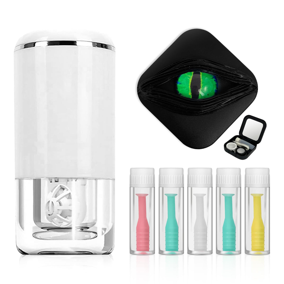 UpaClaire Ultrasonic Contact Lens Cleaner Bundle main product image