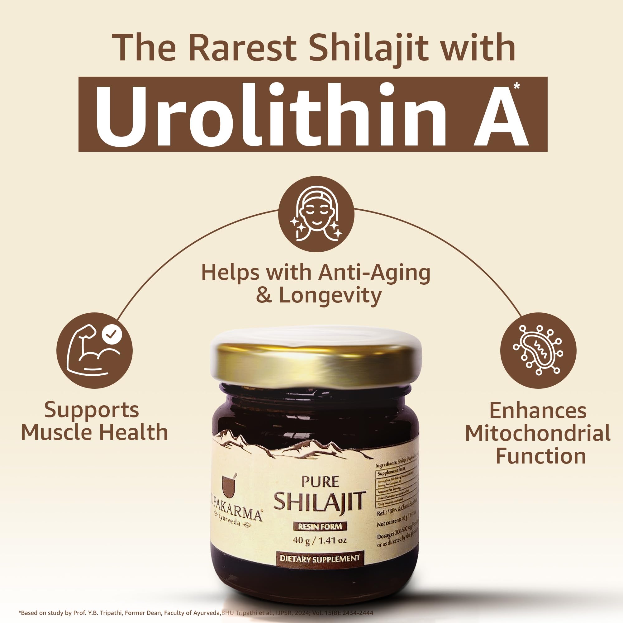 Benefits of UPAKARMA Shilajit resin for strength and energy