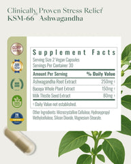 Front-facing Upbe Ashwagandha box with product name