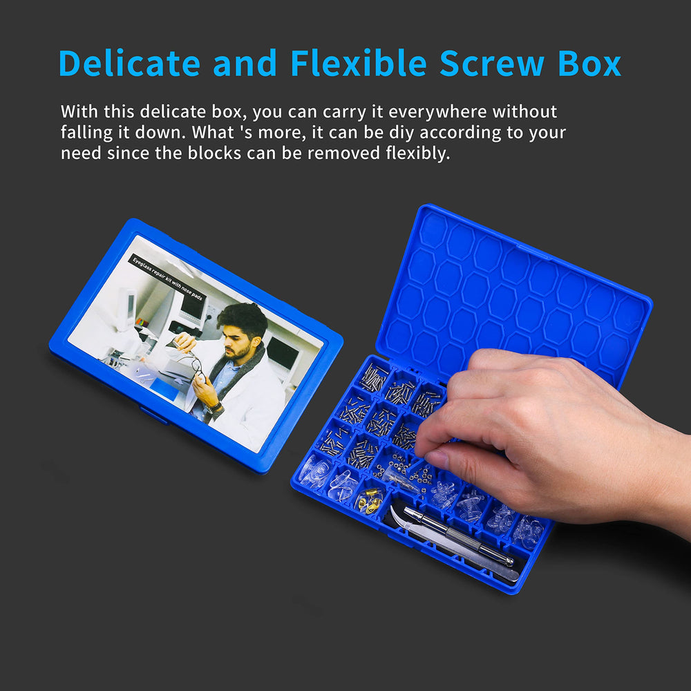 Curved tweezer and micro screwdriver included