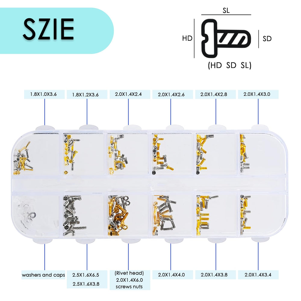5-in-1 magnetic screwdriver bits for eyewear repair