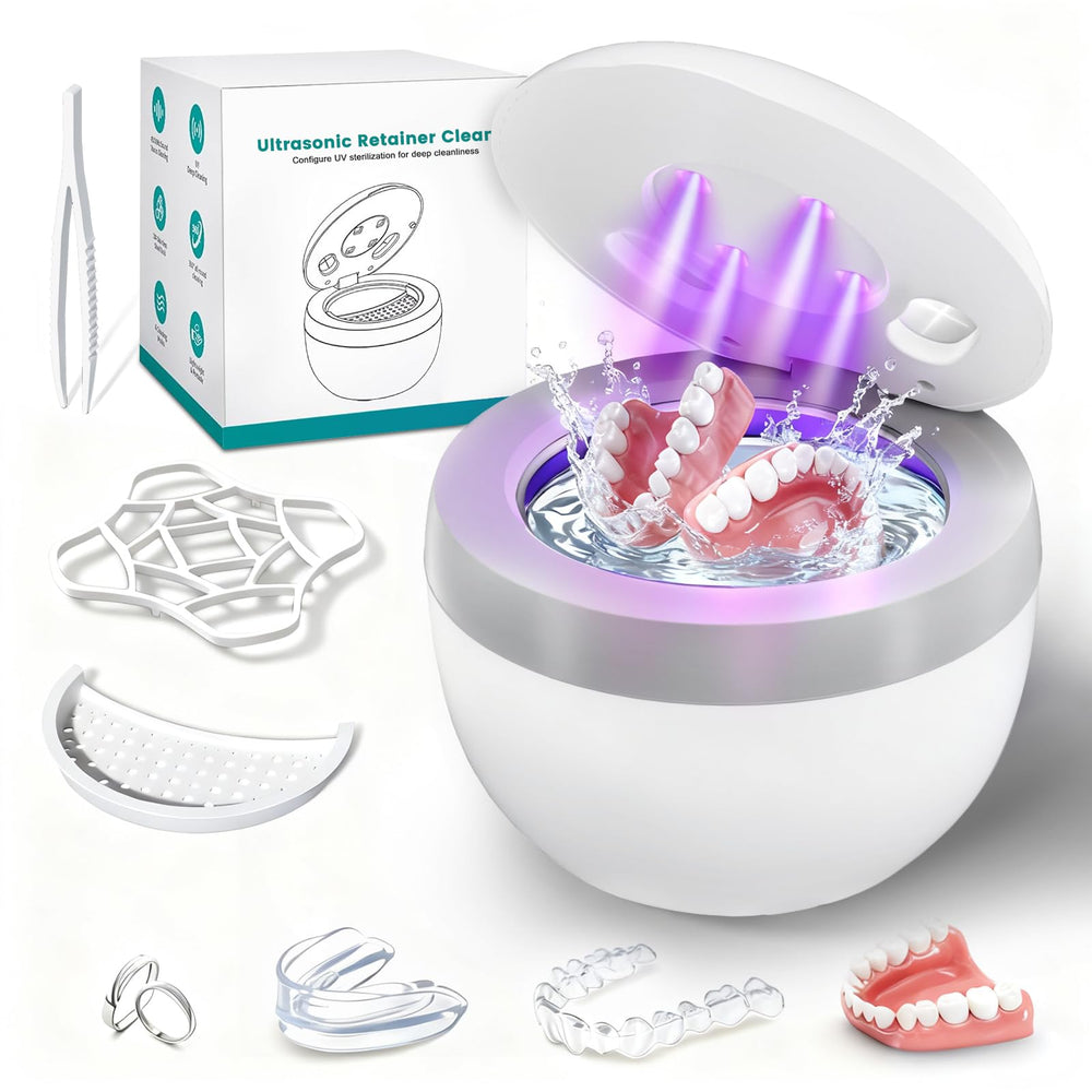 EcoBasic Ultrasonic Retainer Cleaner 200ml white body