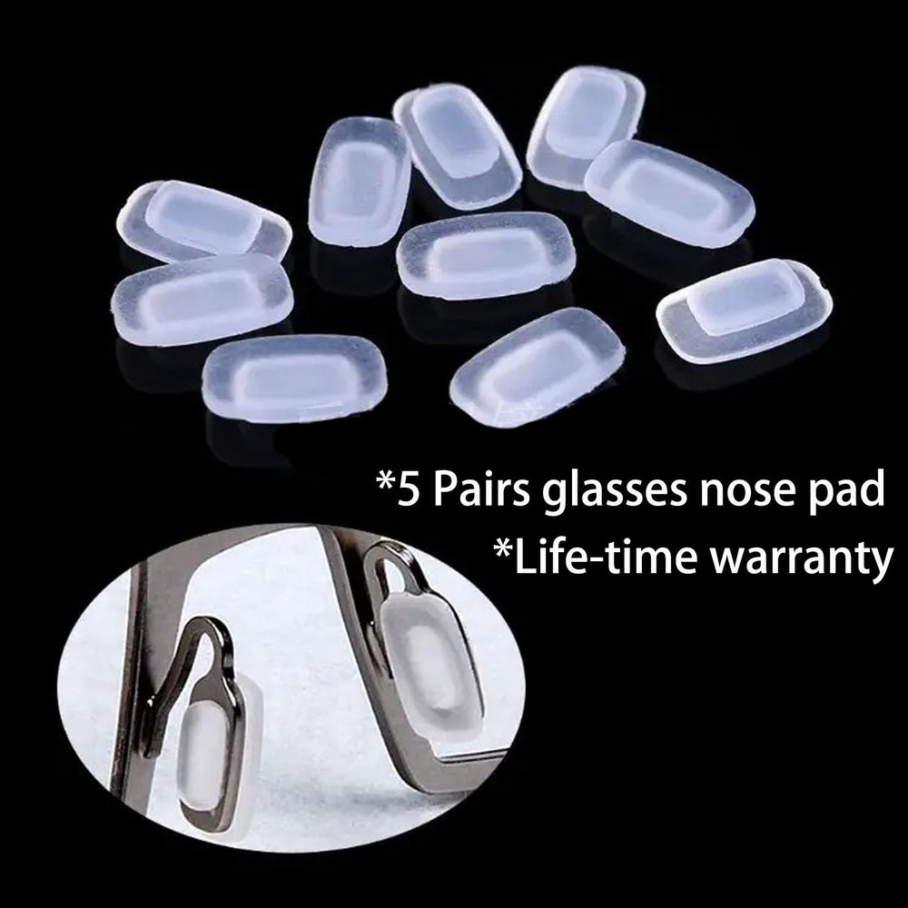 Replacement nose pads for glasses and sunglasses