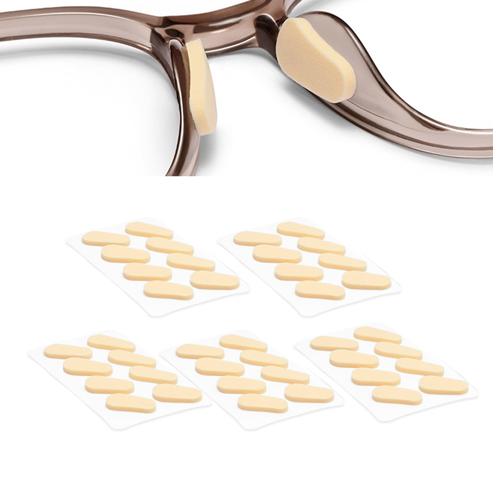 Close-up of UPIONIC foam nose pads made from soft EVA foam