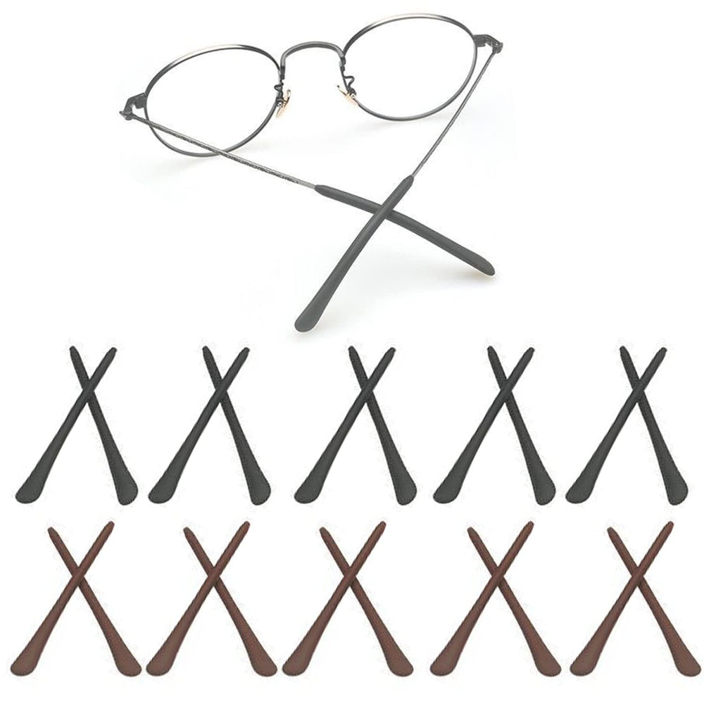 Close-up of UPIONIC anti-slip silicone glasses end tips