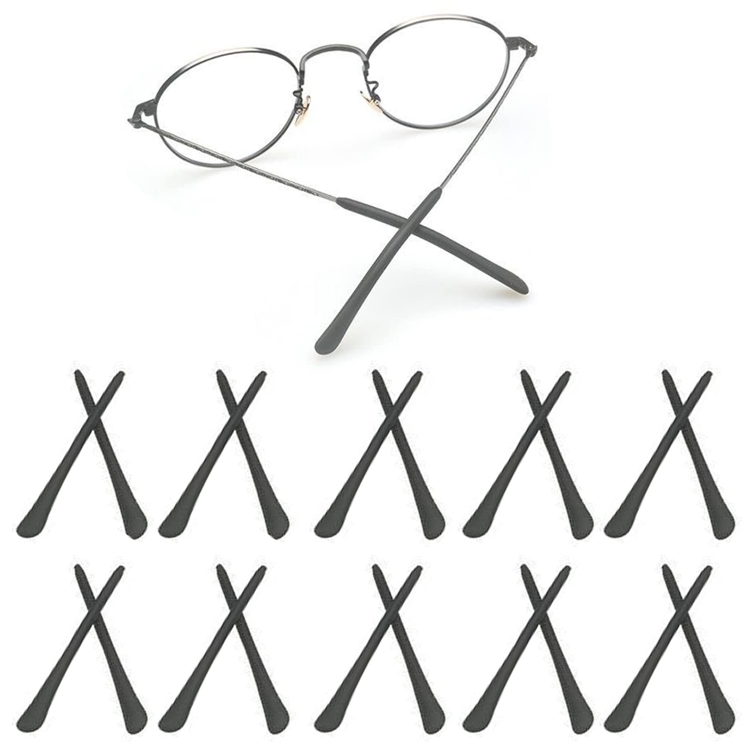 UPIONIC silicone glasses end tips – 10 pairs in package