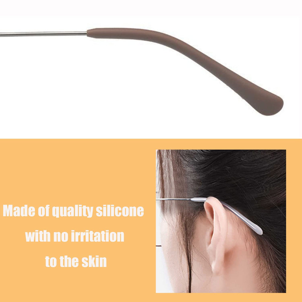 Tip fits 1-1.5mm temple diameter for glass arms